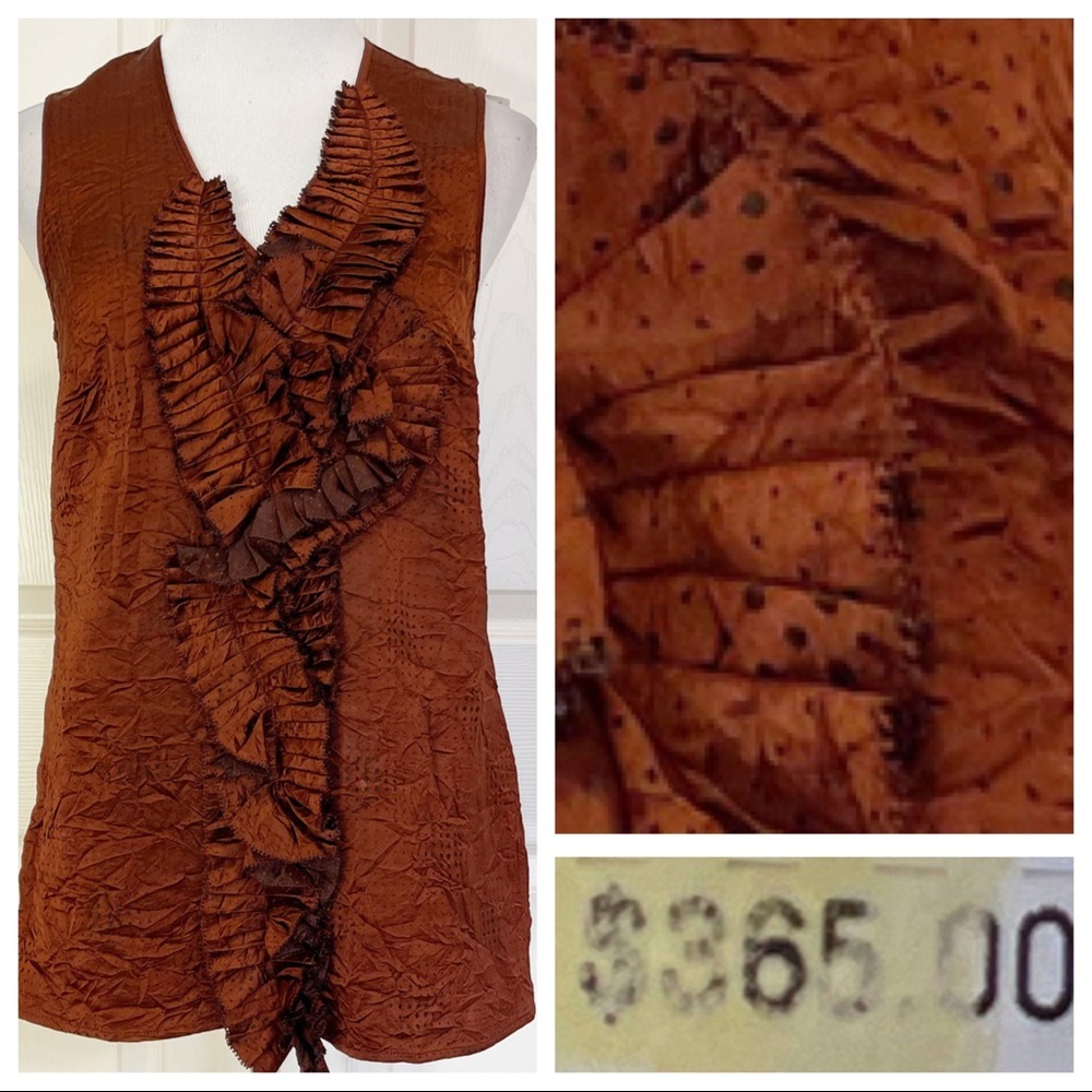 NWT! Tracy Reese Ruffle top